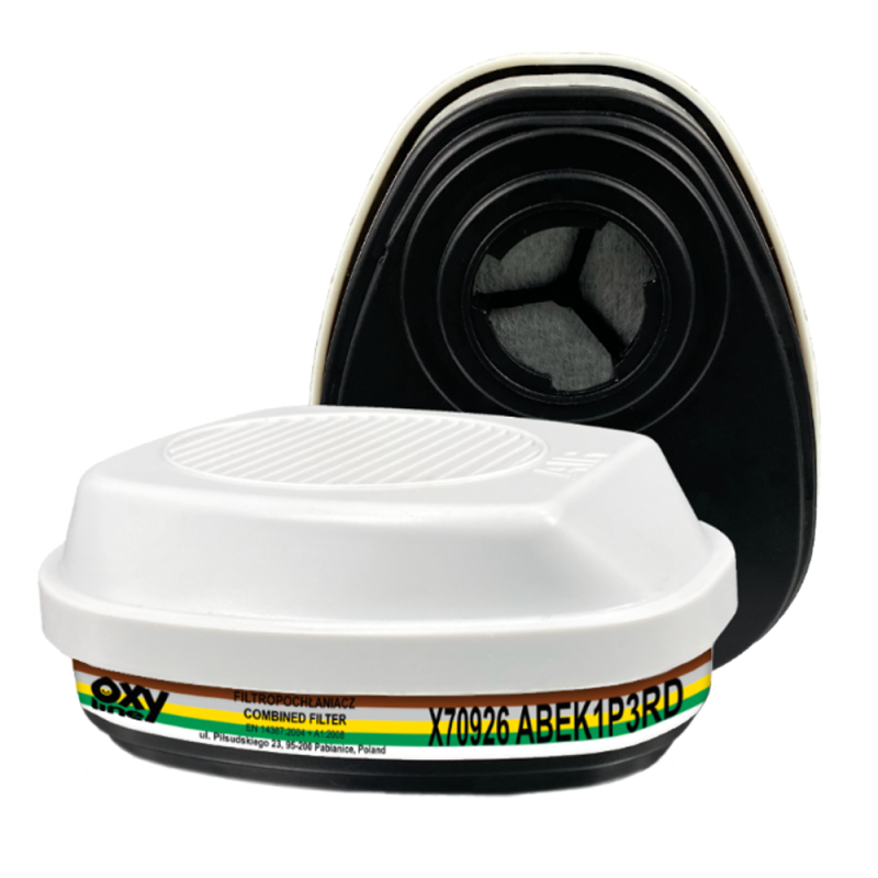 Filtropochłaniacz X70926 ABEK1 P3 R D bagnet Oxypro komplet 2szt