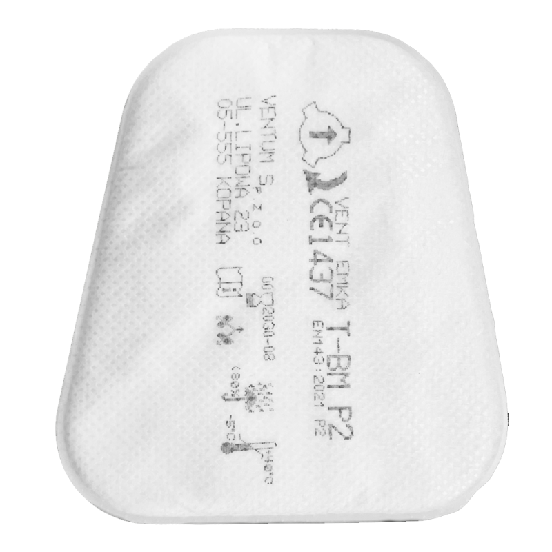 Filtr przeciwpyłowy T-BM P2 R (bagnet) wielokrotnego użytku komplet 2szt