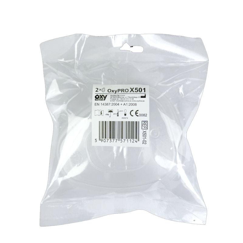 Pokrywa filtra wstępnego X501 Oxyline 2szt