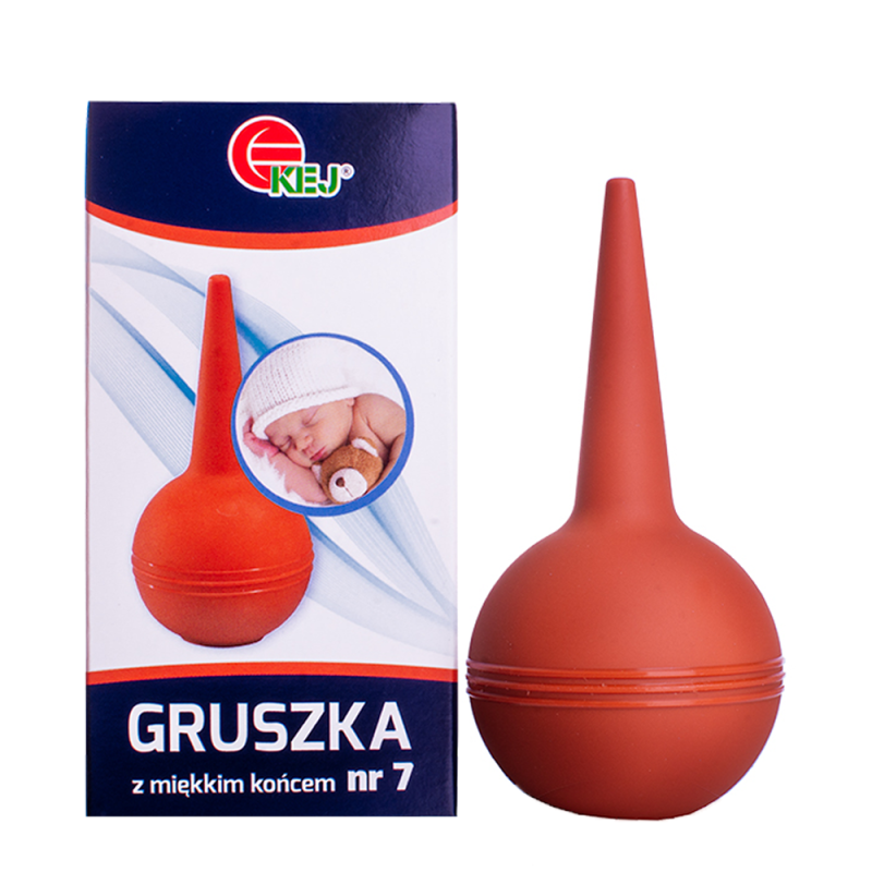 Gruszka do nosa dla dzieci z miękką końc&oacute;wką nr 7 60ml 1szt