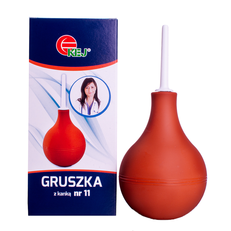 Gruszka do lewatywy z kanką nr 11 dla dorosłych 290ml 1szt