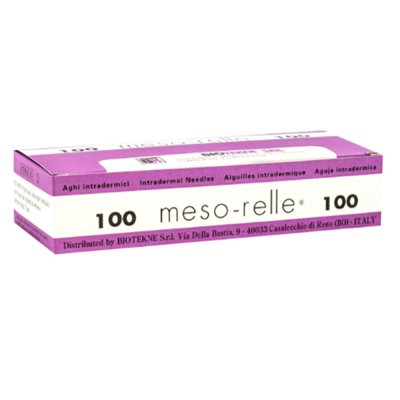 Igły do mezoterapii 27G 0,4mm x 6mm Mesorelle M0127G04 100szt