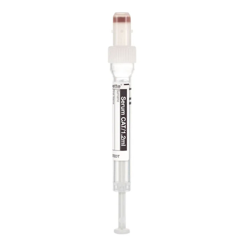 Probówka do pobierania krwi Sarstedt S-Monovette® Serum CAT 1,2 ml – aktywator krzepnięcia, biała, z etykietą 50szt