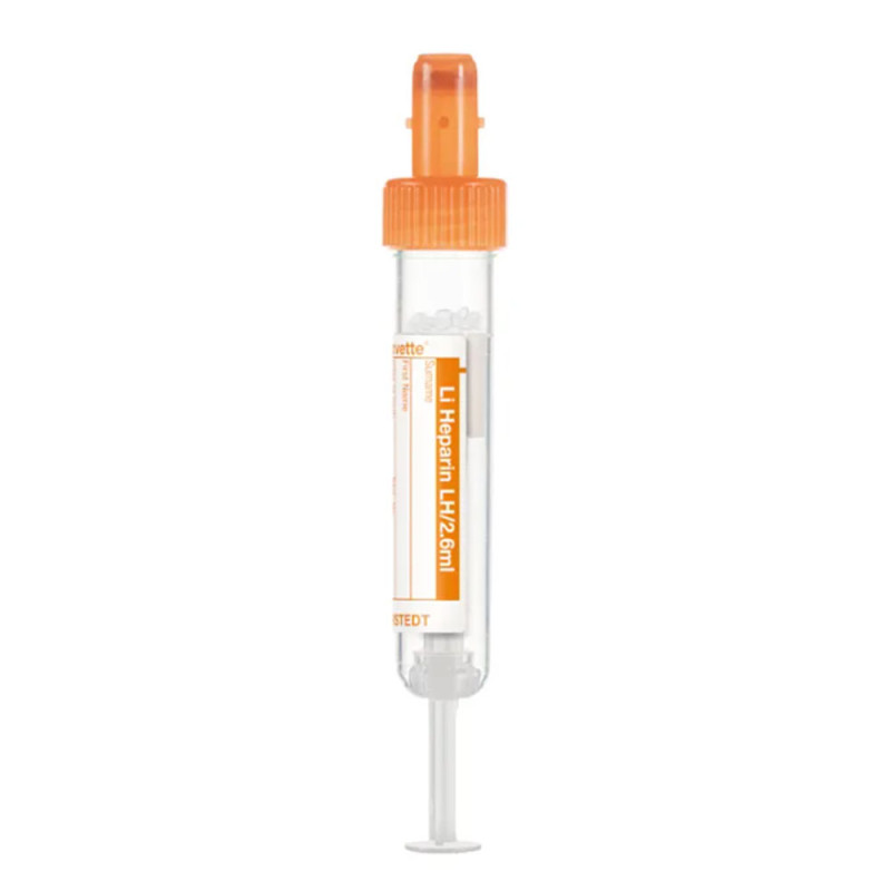 Probówka do pobierania krwi Sarstedt S-Monovette® Lithium Heparin LH 2,6 ml – heparyna litowa z etykietą 65x13 mm 50szt