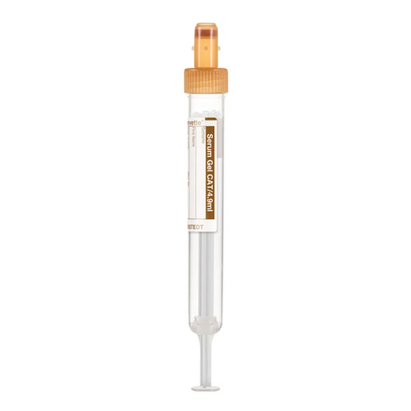 Probówka do pobierania krwi Sarstedt S-Monovette® Serum Gel CAT 4,9 ml – żel separujący brązowa z etykietą 90x13 mm 50szt