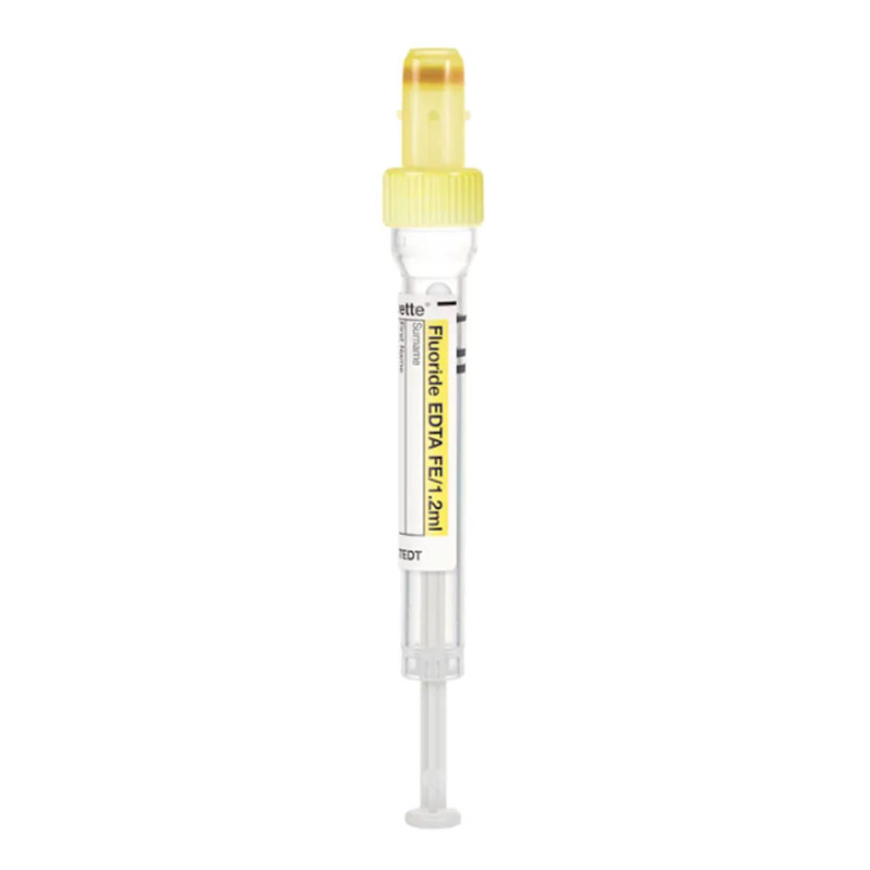 Prob&oacute;wka do pobierania krwi Sarstedt S-Monovette&reg; Glucose 1 ml &ndash; fluorek sodu/heparyna ż&oacute;łta 66x11 mm 50szt