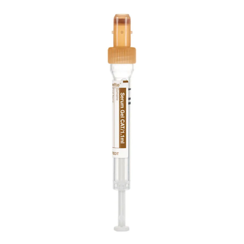 Probówka do pobierania krwi Sarstedt S-Monovette® Serum Gel CAT 1 ml – żel separujący brązowa 66x11 mm 50szt