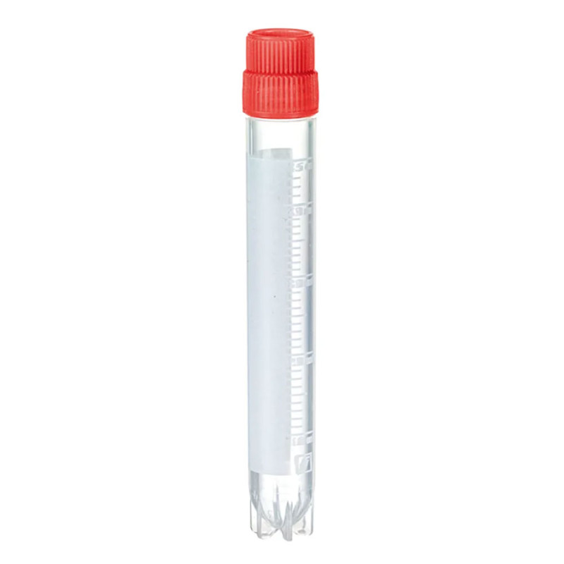 Krioprob&oacute;wki CryoPure 4,5ml PP z zakrętką QuickSeal i gwintem zewnętrznym czerwone 250szt