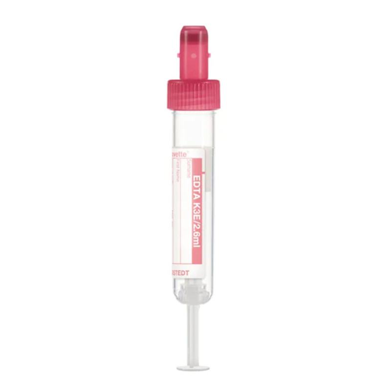 Probówka do pobierania krwi Sarstedt S-Monovette® K3 EDTA 2,6 ml – czerwona z etykietą 65x13mm 50szt