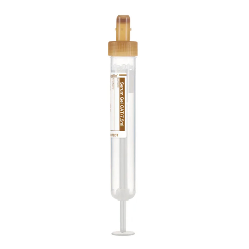 Probówka do pobierania krwi Sarstedt S-Monovette® Serum Gel CAT 7,5 ml – aktywator krzepnięcia biała z etykietą 92x15 mm 50szt