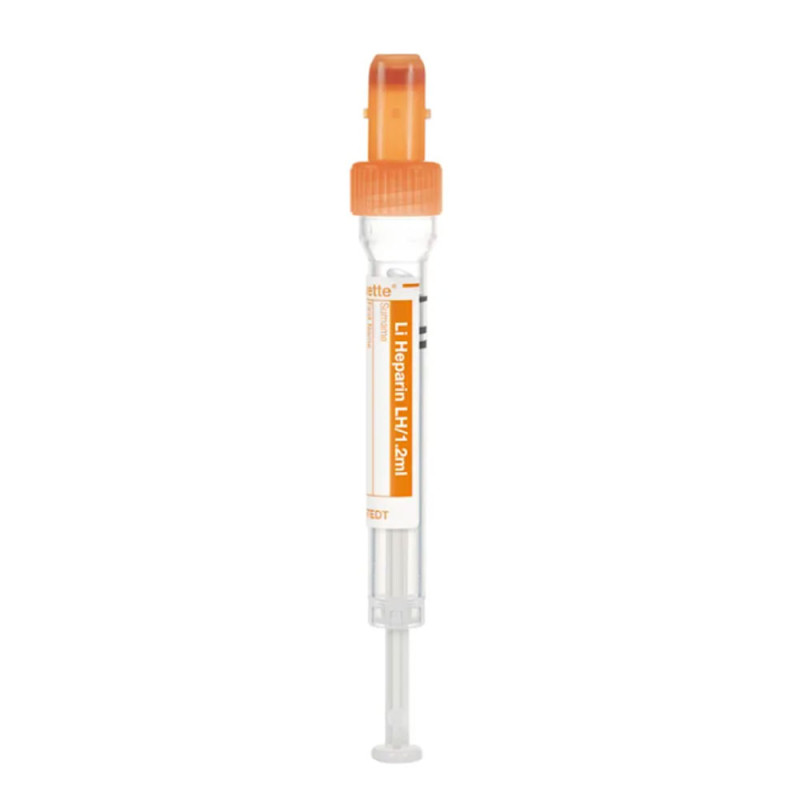Probówka do pobierania krwi Sarstedt S-Monovette® Lithium Heparin LH 1,2 ml – pomarańczowa z etykietą 66x8 mm 50szt