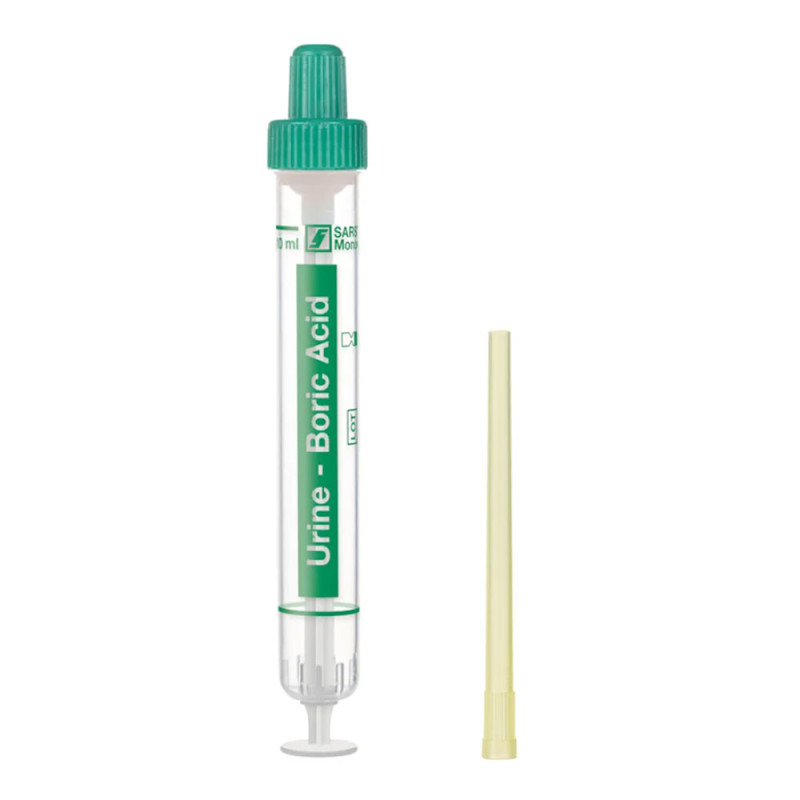 Probówka do moczu Sarstedt Urine Monovette® 10 ml z kwasem borowym i końcówką do pobierania moczu 64szt