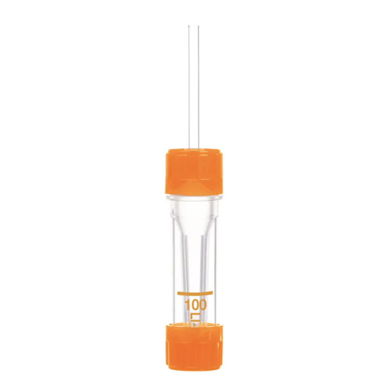Prob&oacute;wka kapilarna Sarstedt Microvette&reg; 100 Lithium Heparin LH 100 &micro;l &ndash; pomarańczowa 100 szt