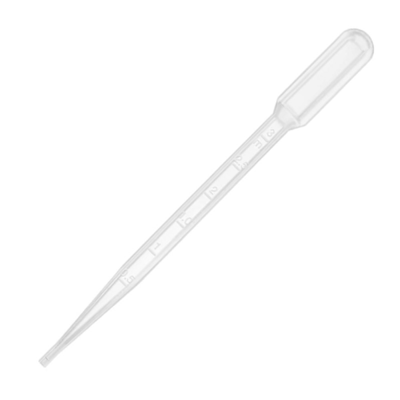 Pipeta Pasteura 3,5ml z LD-PE z podziałką transparentna wielkość kropli 35-55 µl 155 x 15 mm 500szt