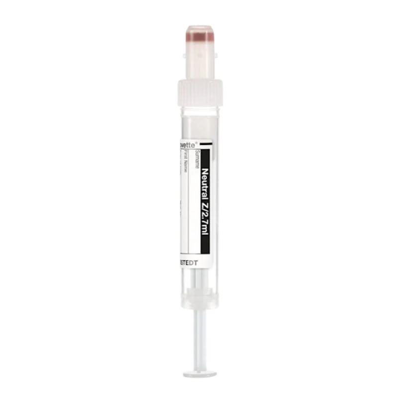 Probówka do pobierania krwi S-Monovette® neutral Z 2,7 ml biała z etykietą papierową sterylna do badania na posiew 50szt