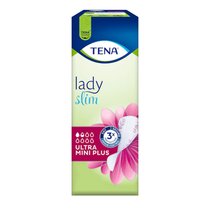 Wkładki urologiczne TENA Lady Slim Ultra Mini na nietrzymanie moczu dla kobiet 14 szt