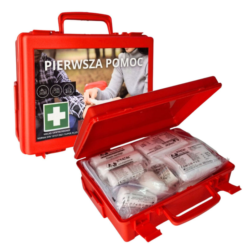 Apteczka przemysłowa DIN 13157 PLUS z wyposażeniem AZP 8 1szt