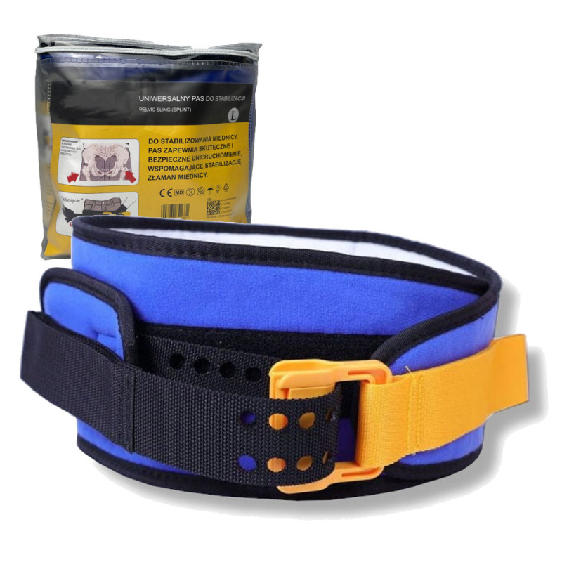 Pas miedniczny ratowniczy stabilizujący do unieruchomienia miednicy Pelving Sling Medical Belt 1szt