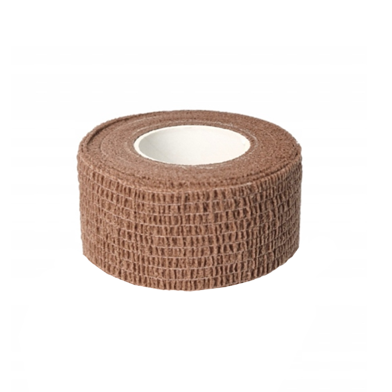 Bandaż kohezyjny samoprzylepny 2,5cm x 4,5m cielisty elastyczna opaska bez lateksu Coban 1 szt