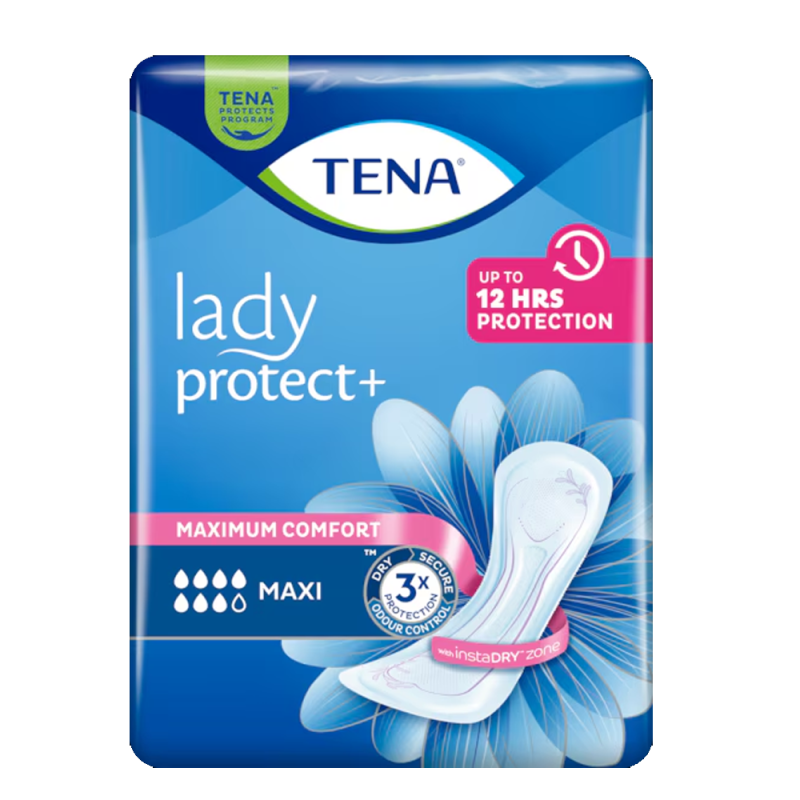Podpaski Tena Lady Maxi Protect+ dla kobiet 12 szt