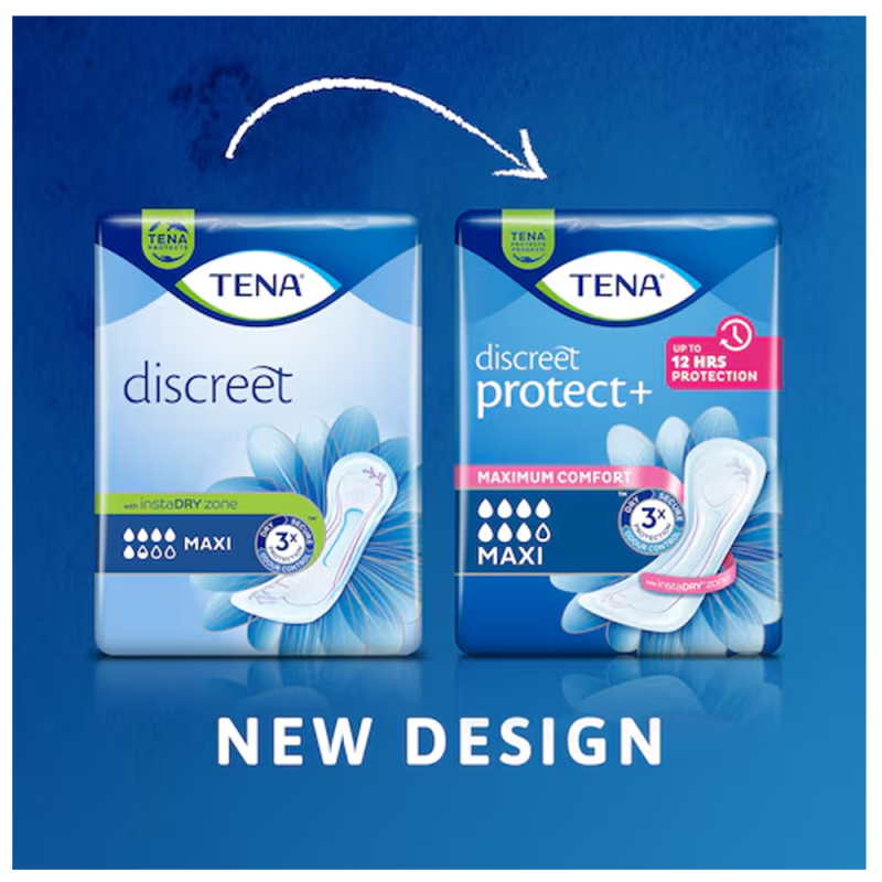 Podpaski Tena Lady Maxi Protect+ dla kobiet 12 szt