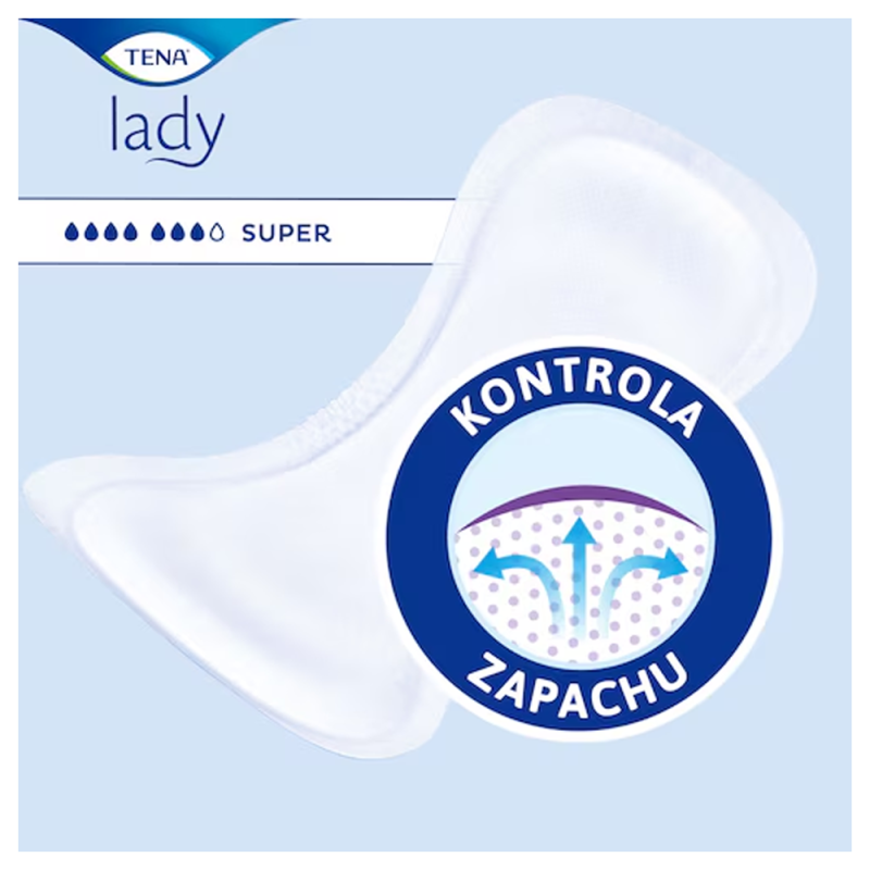 Podpaski Tena Lady Super dla kobiet 30szt