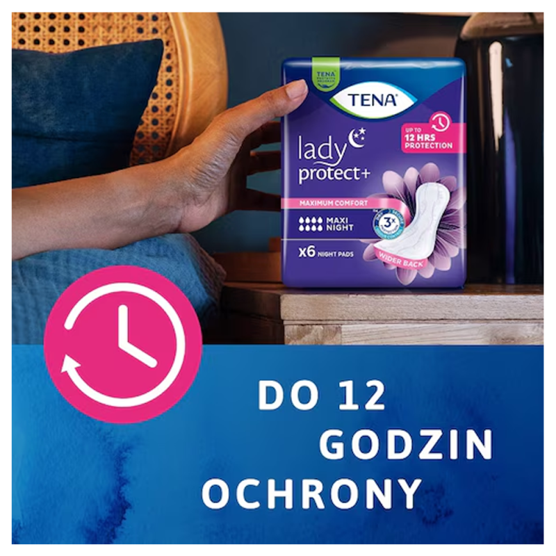 Podpaski na noc Tena Lady Maxi Night dla kobiet 6 szt