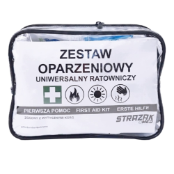 Zestaw oparzeniowy APO-BurnGel-BAG-6600 z opatrunkami hydrożelowymi BurnCare 11 element&oacute;w