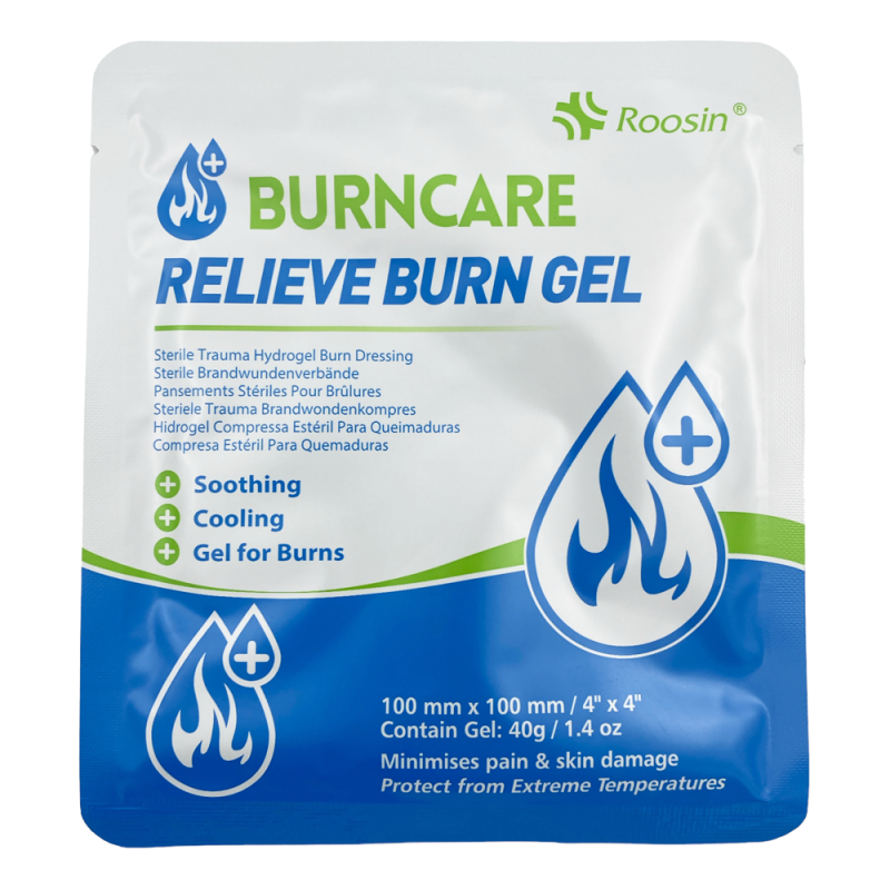 Sterylny opatrunek hydrożelowy Burn Gel 10 x 10 cm BurnCare &ndash; na oparzenia 1szt