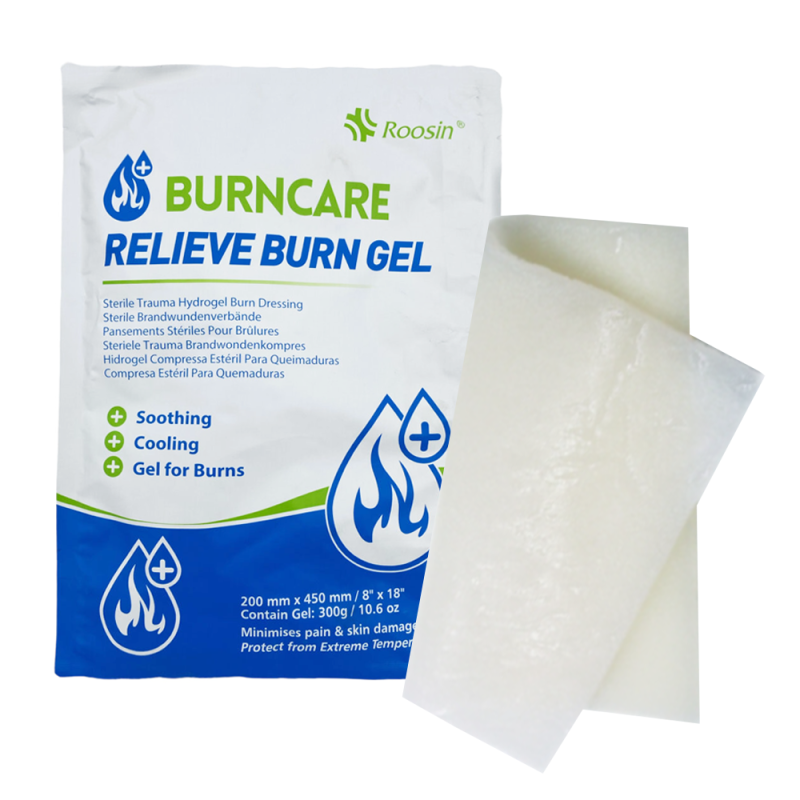 Sterylny opatrunek hydrożelowy Burn Gel 20 x 45 cm BurnCare &ndash; na oparzenia 1szt