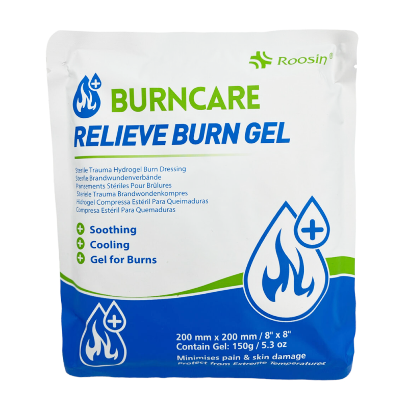 Sterylny opatrunek hydrożelowy Burn Gel 20 x 20 cm BurnCare &ndash; na oparzenia 1szt