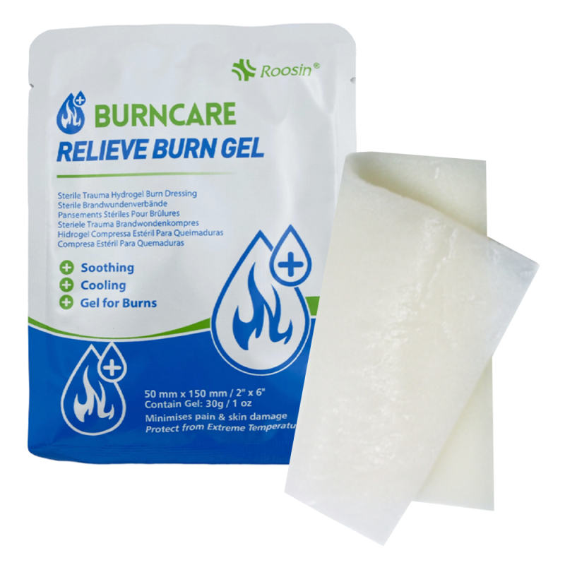 Sterylny opatrunek hydrożelowy Burn Gel 5 x 15 cm BurnCare &ndash; na oparzenia 1szt