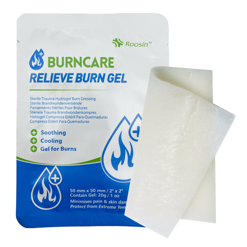 Sterylny opatrunek hydrożelowy Burn Gel 5 x 5 cm BurnCare &ndash; na oparzenia 1szt