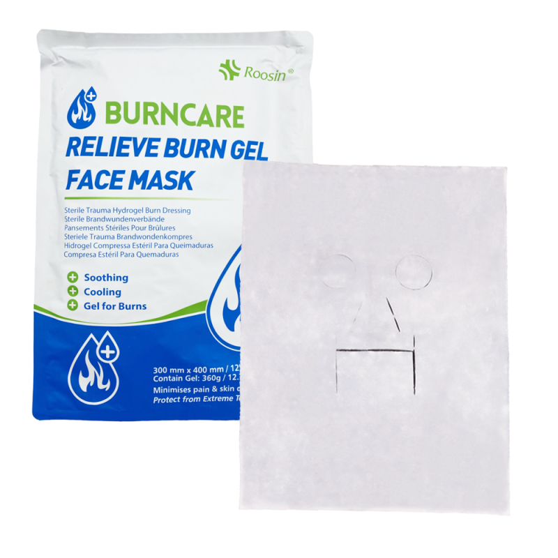 Sterylny opatrunek hydrożelowy Burn Gel na twarz  30 x 40 cm BurnCare - maska na oparzenia 1szt