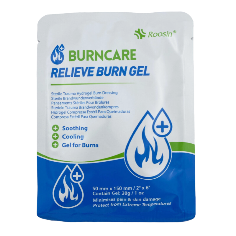 Sterylny opatrunek hydrożelowy Burn Gel 5 x 15 cm BurnCare &ndash; na oparzenia 1szt