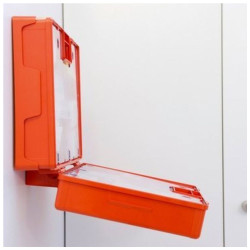 Apteczka zakładowa DIN13157 SUPER PLUS ścienna z wyposażeniem BHP APK-15 K-15 1szt