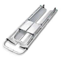 Nosze podbierakowe aluminiowe składane 166&ndash;210 x 44 cm z 3 pasami do transportu poszkodowanych 1szt