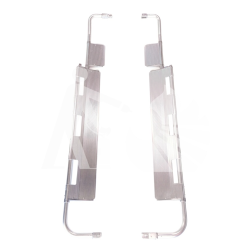 Nosze podbierakowe aluminiowe składane 166&ndash;210 x 44 cm z 3 pasami do transportu poszkodowanych 1szt