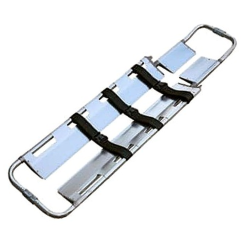 Nosze podbierakowe aluminiowe składane 166&ndash;210 x 44 cm z 3 pasami do transportu poszkodowanych 1szt