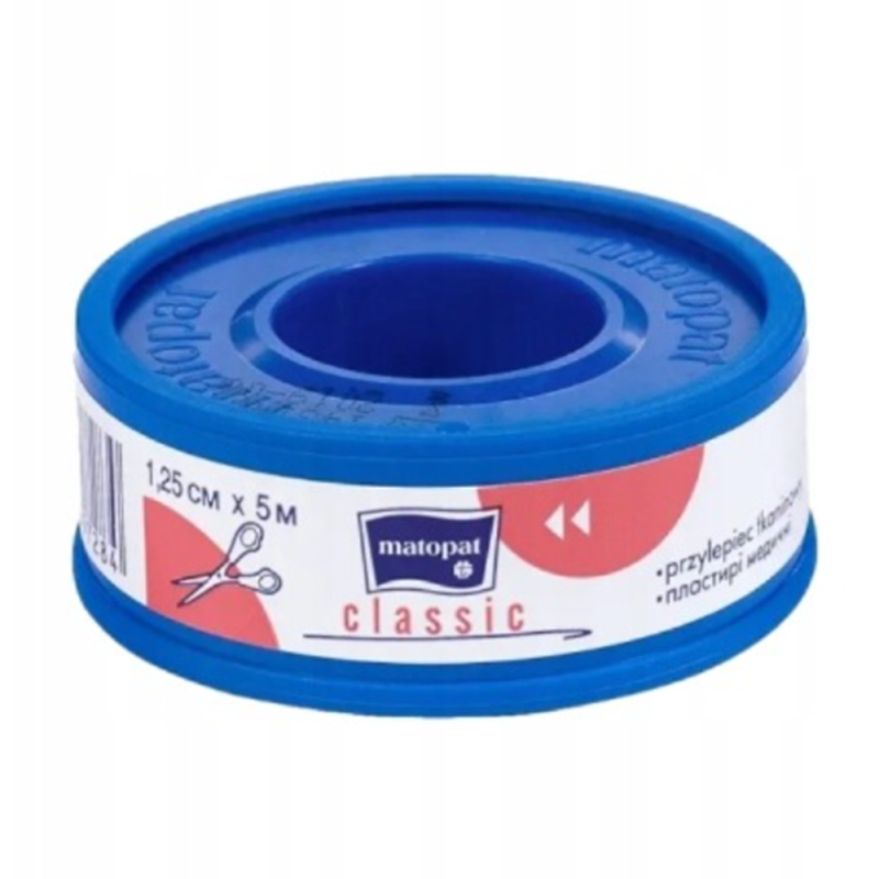 Przylepiec tkaninowy Classic na szpulce 1,25cm x 5m 1szt