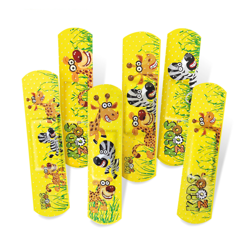 Plastry dla dzieci z opatrunkiem Kids ZOO 12szt