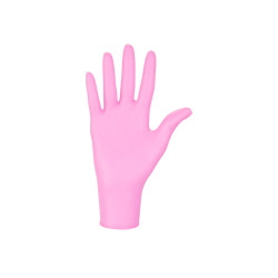 Rękawiczki nitrylowe S różowe Mercator Nitrylex Pink 100sztuk karton 10op