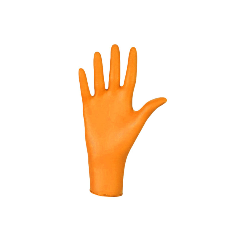 Rękawiczki nitrylowe M pomarańczowe Ampri Style Orange 100sztuk karton 10op